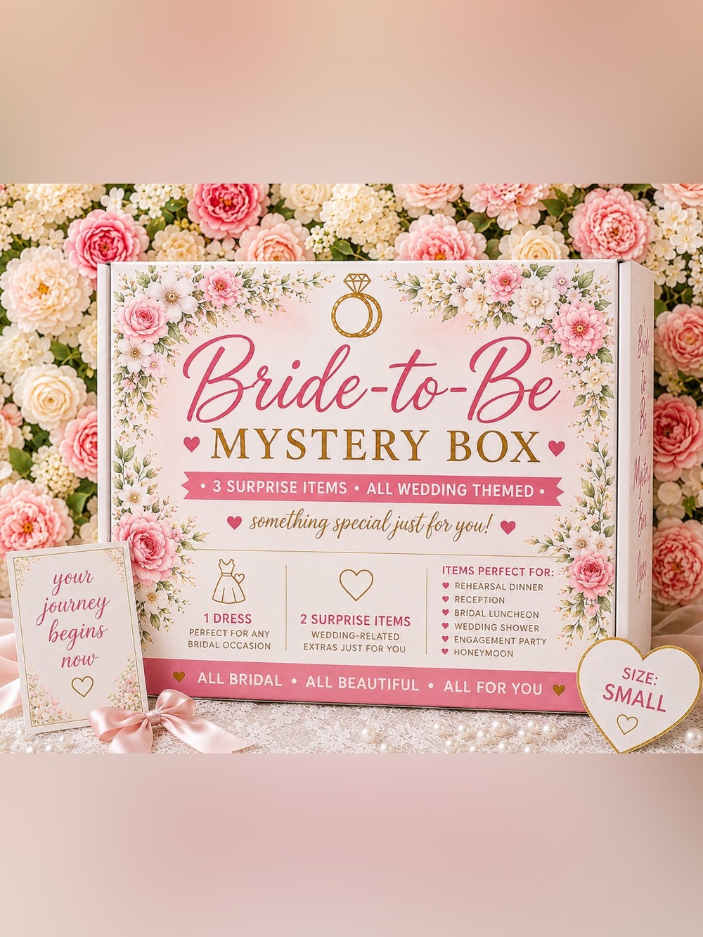 Bride-to-Be Mystery Box Size S Bridal Wedding Bundle and Save